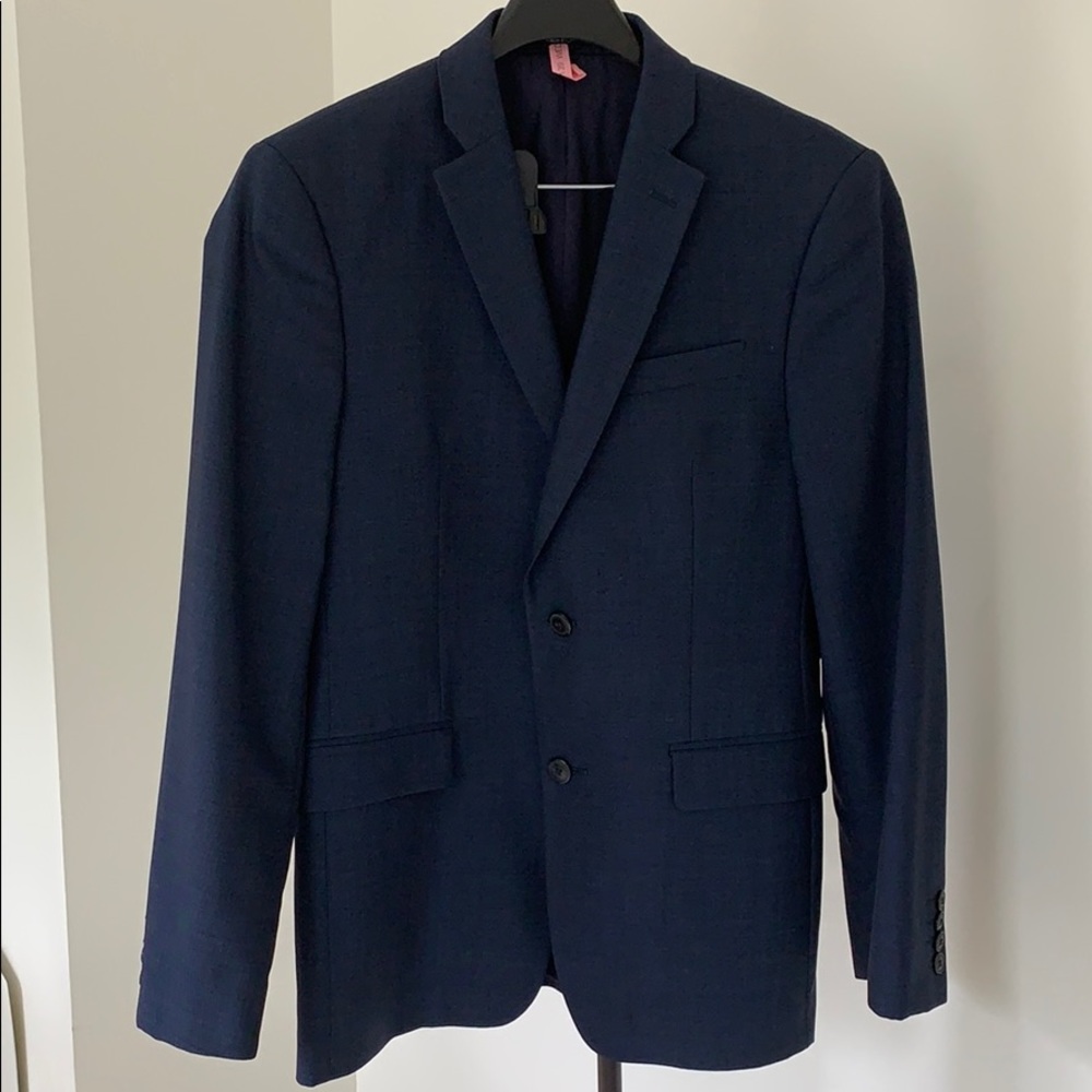Bar III Blue suit slim fit
